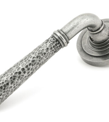 From The Anvil Pewter Hammered Newbury Lever On Rose Set (Art Deco)