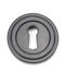From The Anvil Black Round Escutcheon (Art Deco)