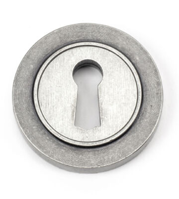 From The Anvil Pewter Round Escutcheon (Plain)
