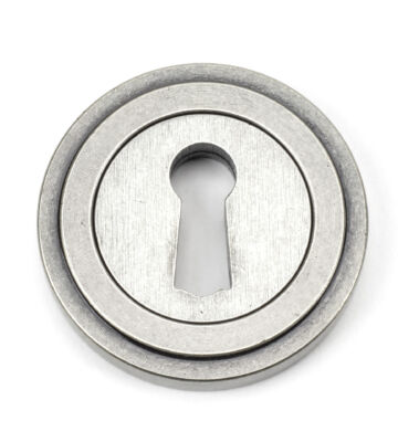 From The Anvil Pewter Round Escutcheon (Art Deco)