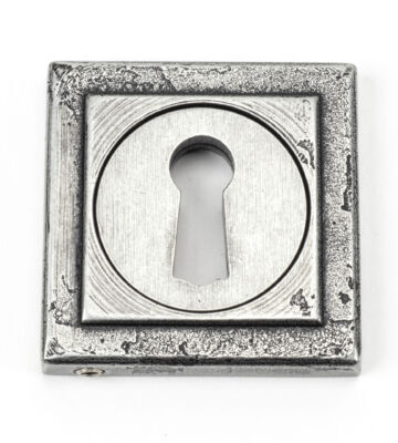 From The Anvil Pewter Round Escutcheon (Square)