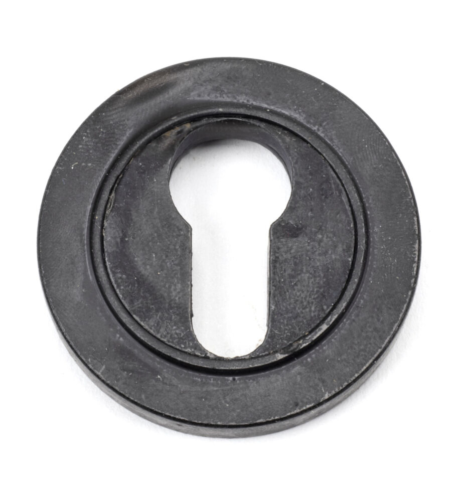 From The Anvil External Beeswax Round Euro Escutcheon (Plain)