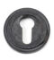 From The Anvil External Beeswax Round Euro Escutcheon (Art Deco)
