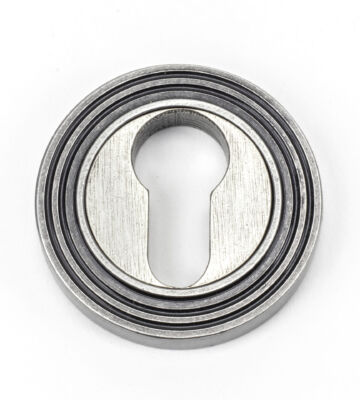 From The Anvil Pewter Round Euro Escutcheon (Beehive)