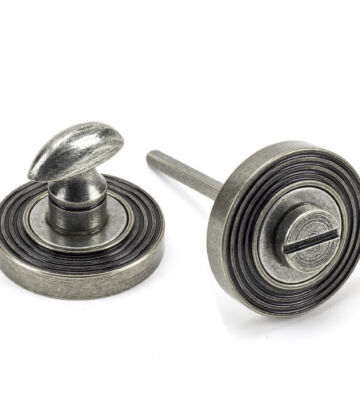 From The Anvil Pewter Round Thumbturn Set (Beehive)