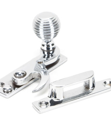 From The Anvil Polished Chrome Beehive Sash Hook Fastener