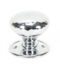 From The Anvil Polished Chrome Hammered Mushroom Mortice/Rim Knob Set