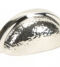 From The Anvil Polished Nickel Hammered Regency Concealed Drawer Pull