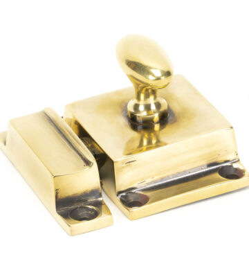 From The Anvil Aged Brass Cabinet Latch