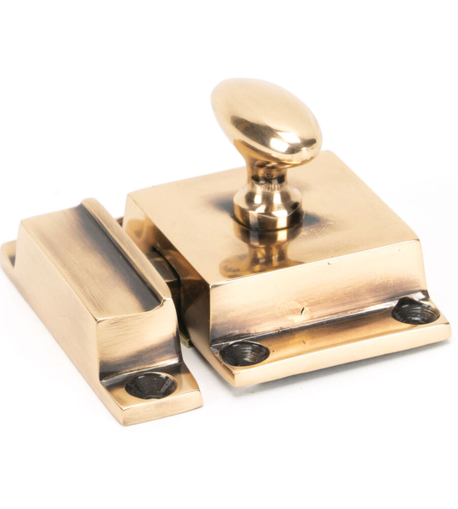 From The Anvil Polished Bronze Cabinet Latch