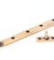 From The Anvil Polished Bronze 10" Hammered Newbury Stay