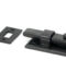 From The Anvil Black 4" Monkeytail Universal Bolt