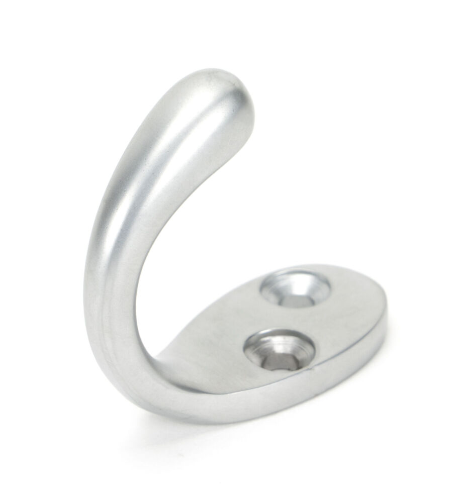 From The Anvil Satin Chrome Celtic Single Robe Hook