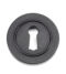From The Anvil Matt Black Round Escutcheon (Plain)