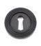 From The Anvil Matt Black Round Escutcheon (Beehive)