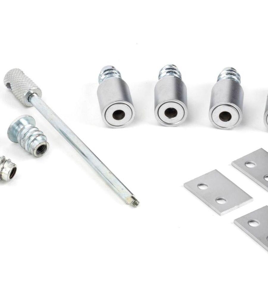 From The Anvil Satin Chrome Secure Stops (Pack of 4)