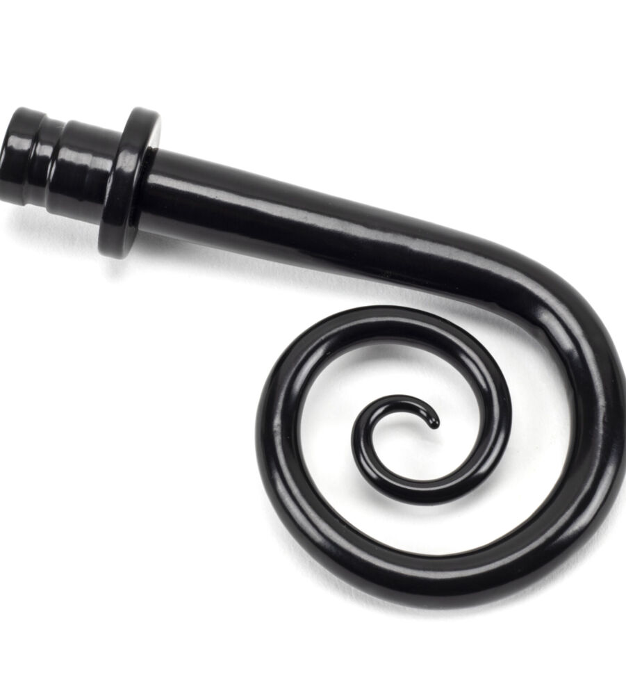 From The Anvil Black Monkeytail Curtain Finial (pair)