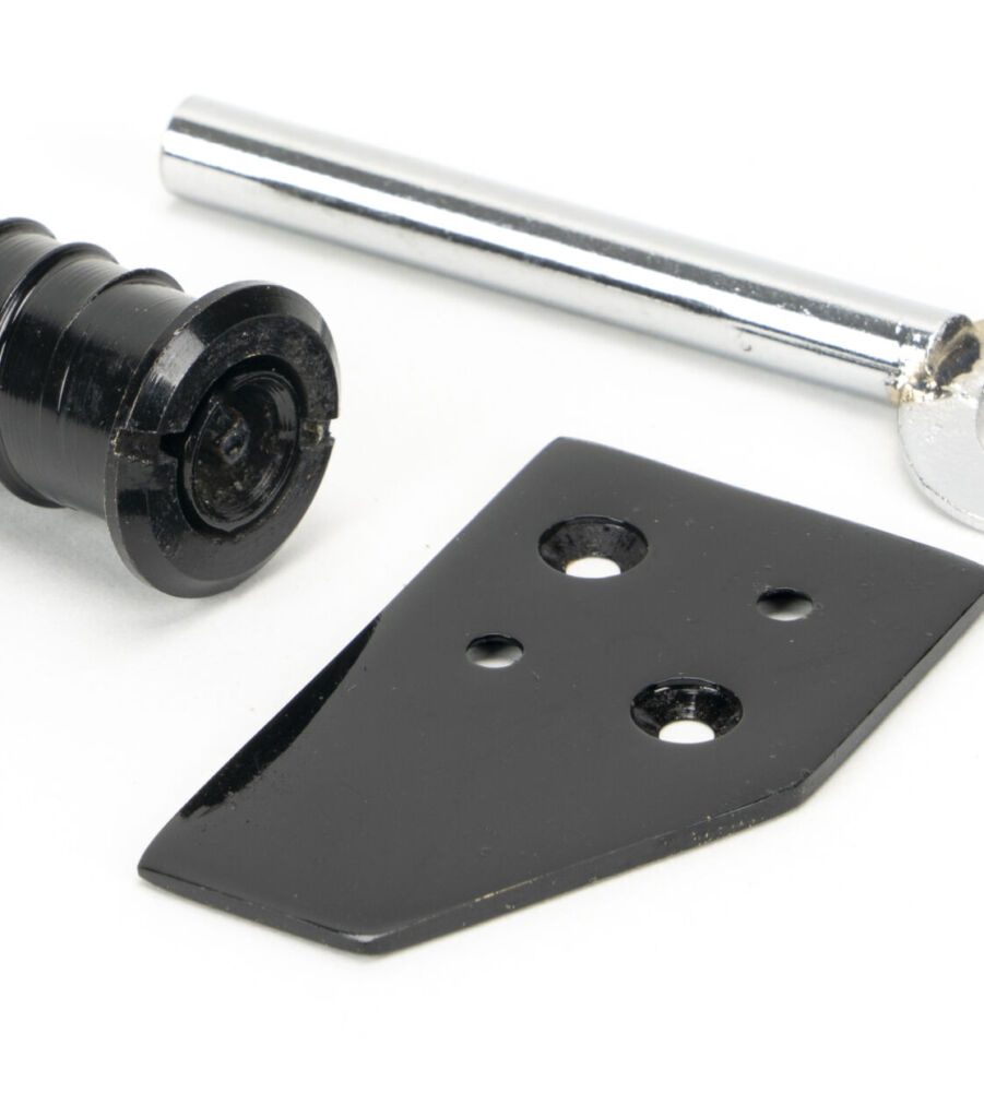 From The Anvil Black Key-Flush Sash Stop