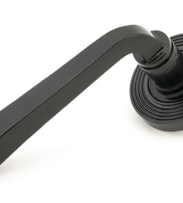 From The Anvil Black Avon Round Lever on Rose Set (Beehive) – U