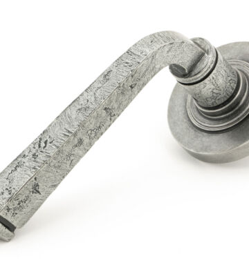 From The Anvil Pewter Avon Round Lever on Rose Set (Plain) – U