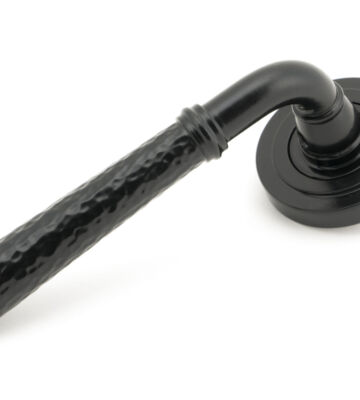 From The Anvil Black Hammered Newbury Lever on Rose Set (Art Deco) – U