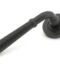 From The Anvil Matt Black Hammered Newbury Lever on Rose Set (Plain) - U