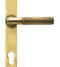 From The Anvil Aged Brass Brompton Slimline Lever Espag. Lock Set