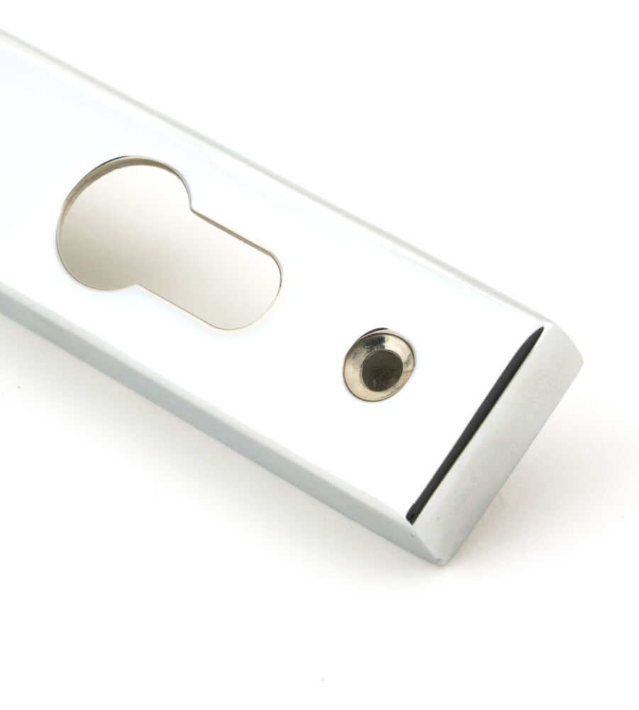 From The Anvil Polished Chrome Brompton Slimline Lever Espag. Lock Set - Image 7