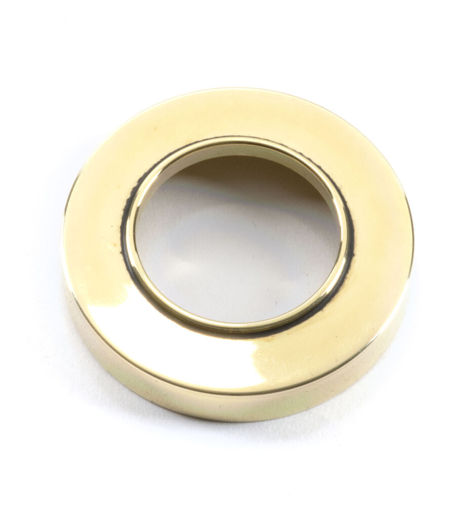 From The Anvil Aged Brass Avon Round Lever on Rose Set (Plain) - Image 4