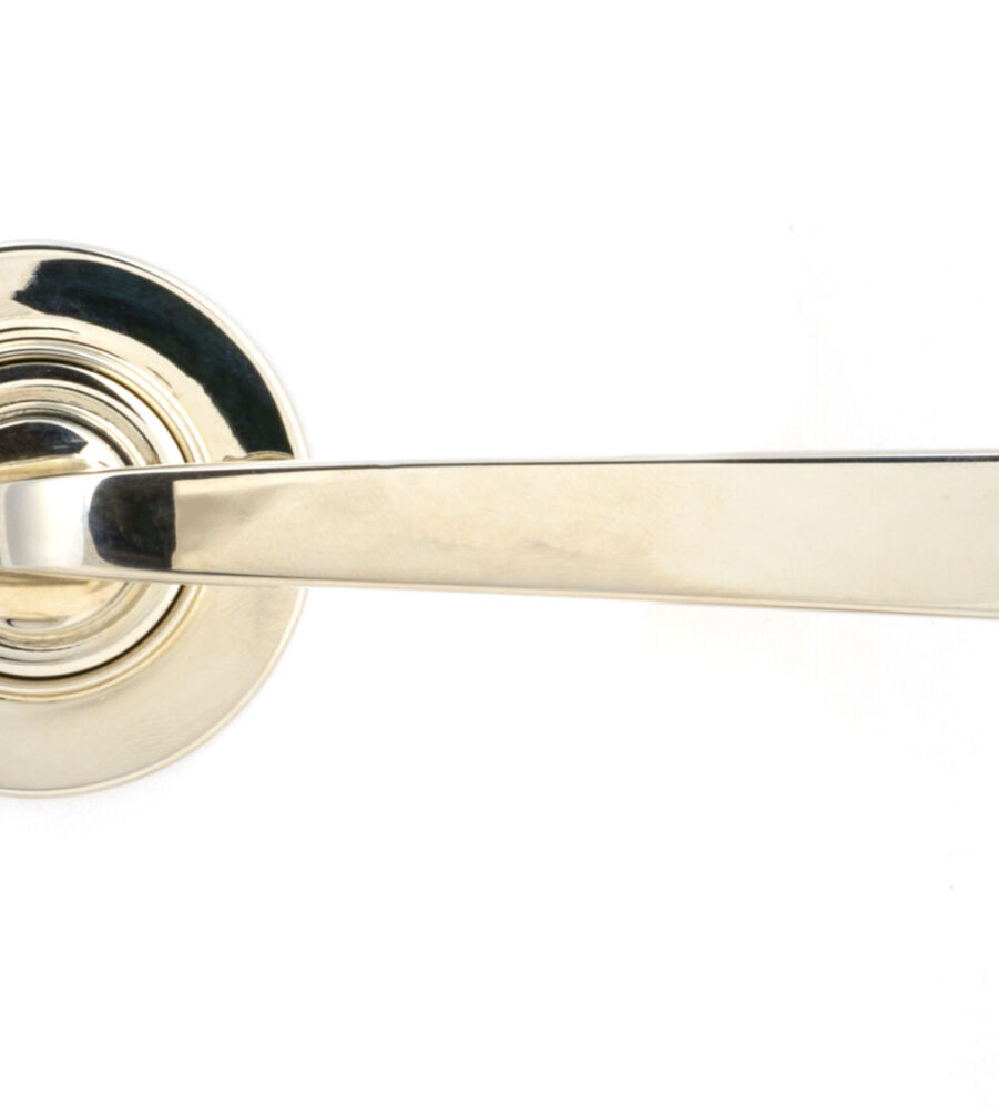 From The Anvil Polished Nickel Avon Round Lever on Rose Set (Plain) - Image 2