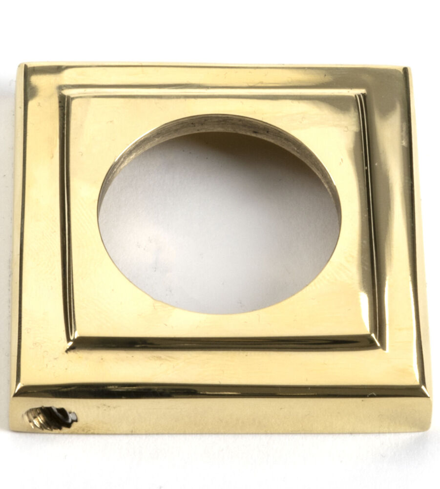 From The Anvil Aged Brass Brompton Lever on Rose Set (Square) - Image 4