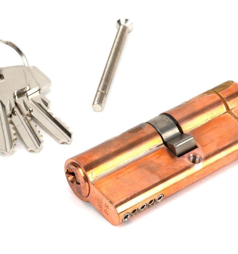 From The Anvil Polished Bronze 40/40 5pin Euro Cylinder