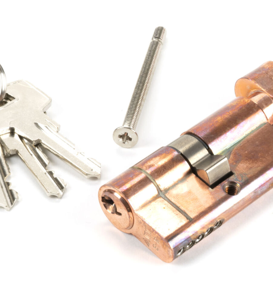 From The Anvil Polished Bronze 30/30 5pin Euro Cylinder/Thumbturn - Image 3