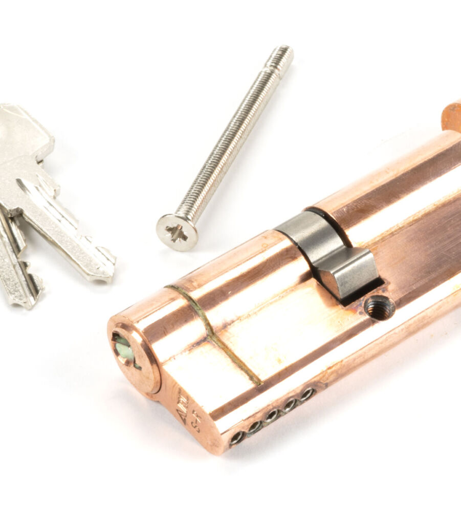 From The Anvil Polished Bronze 40/40 5pin Euro Cylinder/Thumbturn KA - Image 3