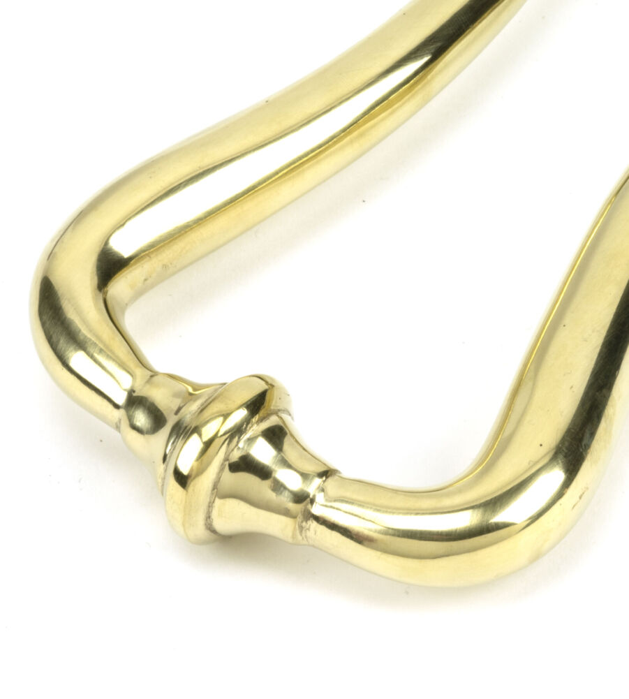 From The Anvil Polished Brass Slimline Art Deco Door Knocker - Image 5