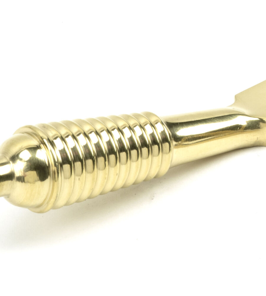 From The Anvil Polished Brass 12" Reeded Stay - Image 2