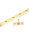 From The Anvil Polished Brass 12" Reeded Stay