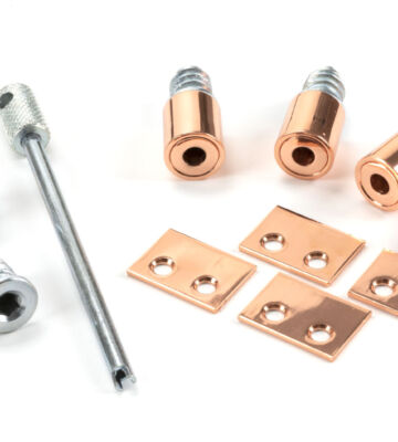 From The Anvil Polished Bronze Secure Stops (Pack of 4)