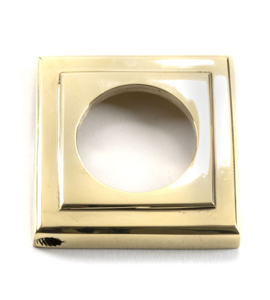 From The Anvil Aged Brass Avon Round Lever on Rose Set (Square) - Unsprung - Image 5