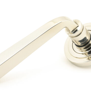 From The Anvil Polished Nickel Avon Round Lever on Rose Set (Art Deco) – Unsprung