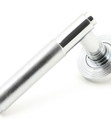 From The Anvil Polished Chrome Brompton Lever on Rose Set (Beehive) – Unsprung