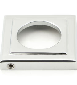 From The Anvil Polished Chrome Brompton Lever on Rose Set (Square) - Unsprung - Image 4