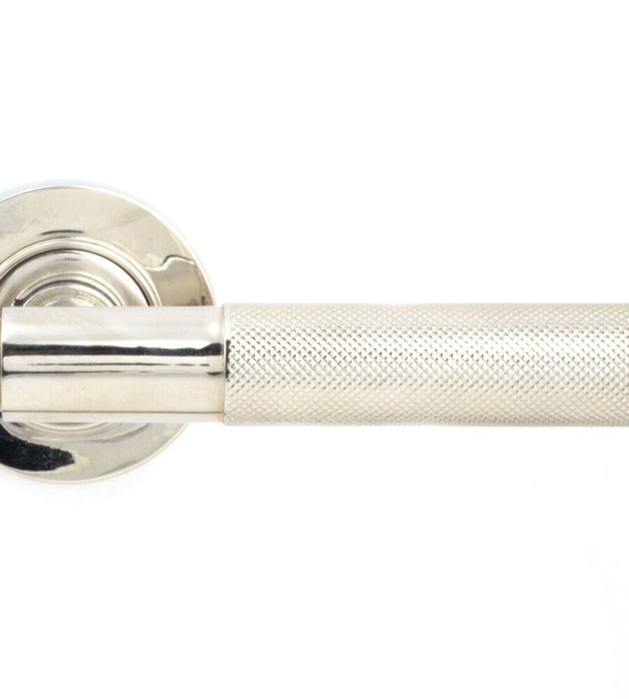 From The Anvil Polished Nickel Brompton Lever on Rose Set (Plain) - Unsprung - Image 2