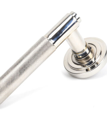 From The Anvil Polished Nickel Brompton Lever on Rose Set (Art Deco) – Unsprung