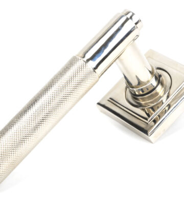 From The Anvil Polished Nickel Brompton Lever on Rose Set (Square) – Unsprung
