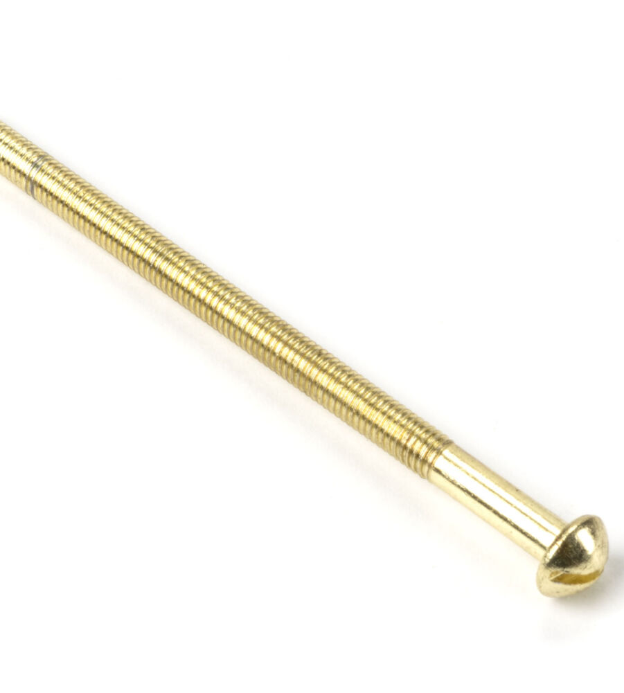 From The Anvil Polished Brass M5 x 90mm Male Bolt (1)