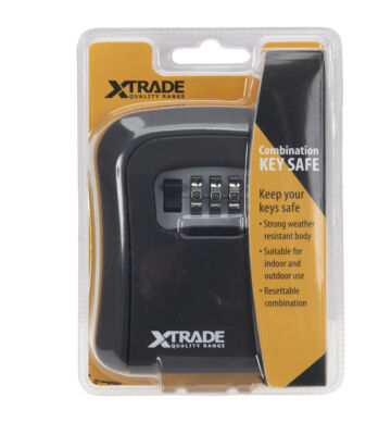 XTRADE Combination Key Safe – Black