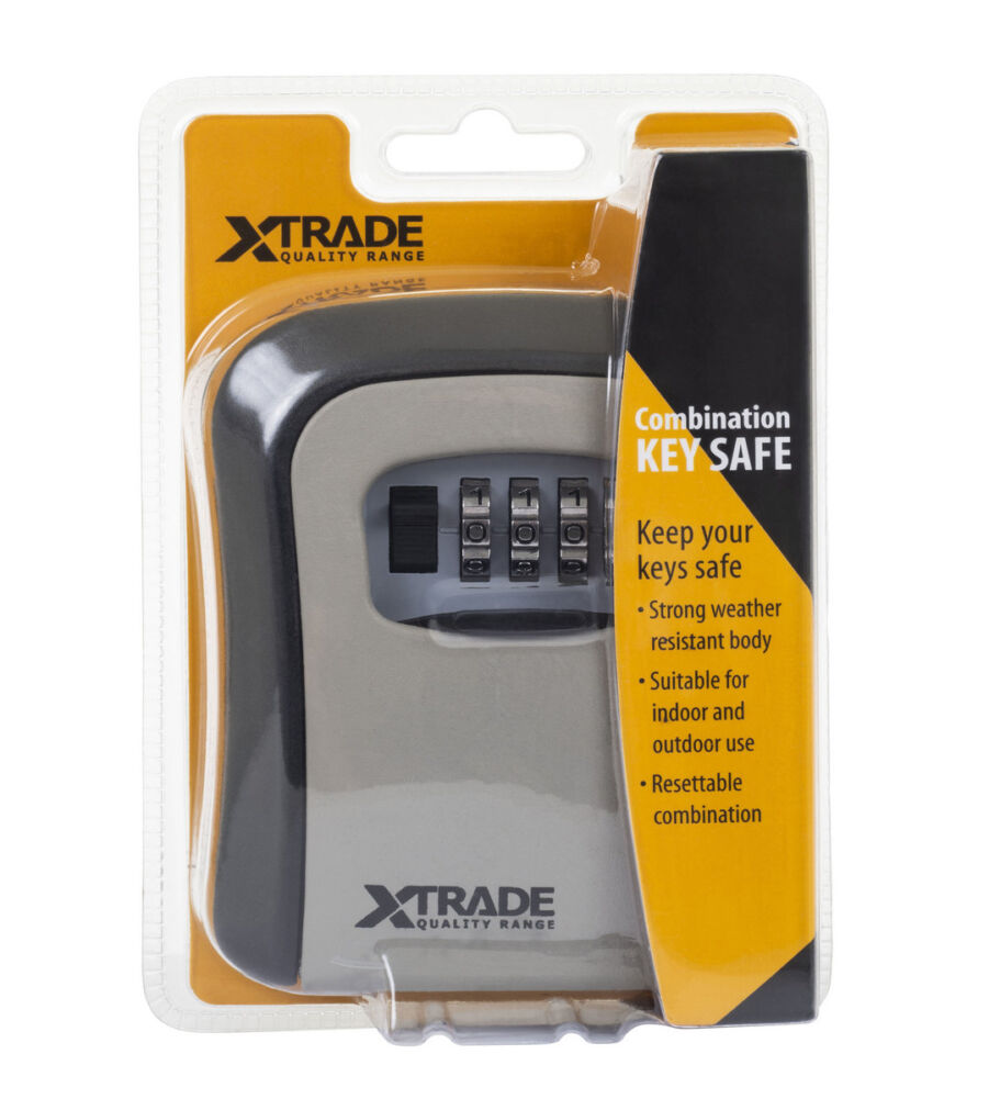 XTRADE Combination Key Safe - Grey