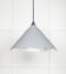 From The Anvil Hammered Nickel Hockley Pendant in Birch