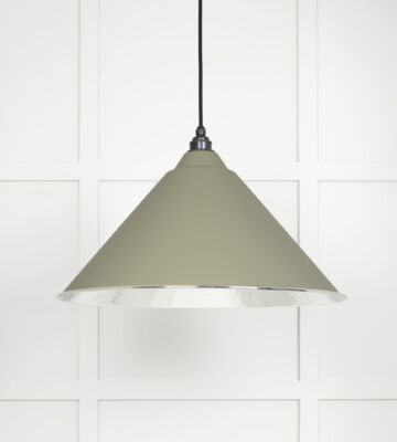 From The Anvil Hammered Nickel Hockley Pendant in Tump